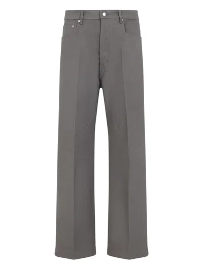 RICK OWENS COTTON STRAIGHT-LEG JEANS