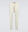 Rick Owens Cotton Sweatpants In White