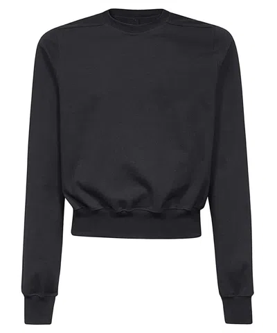 Rick Owens Cotton Sweatshirt In Black
