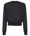 Rick Owens Cotton Sweatshirt In Black