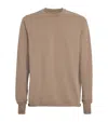 Rick Owens Cotton Sweatshirt In Brown