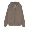 Rick Owens Windbreaker Loose Fit Hooded Sweatshirt