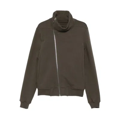 Rick Owens Cotton Sweatshirts In Green