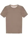 Rick Owens Mens  Crewneck Short-sleeve Cotton-jersey T-shirt In 中性色