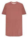 Rick Owens Cotton T-shirt In Pink