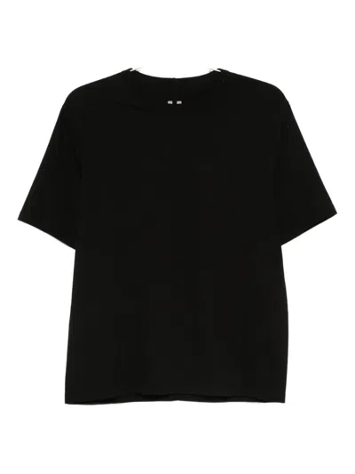 Rick Owens Cotton T-shirt In Black