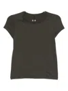 Rick Owens Cotton T-shirt In Green