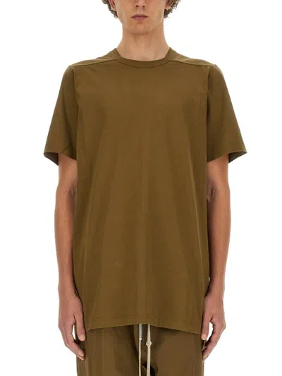 Rick Owens Cotton T-shirt In Brown