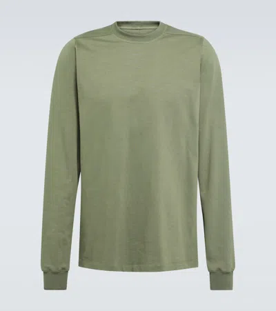 Rick Owens Cotton T-shirt In Moss