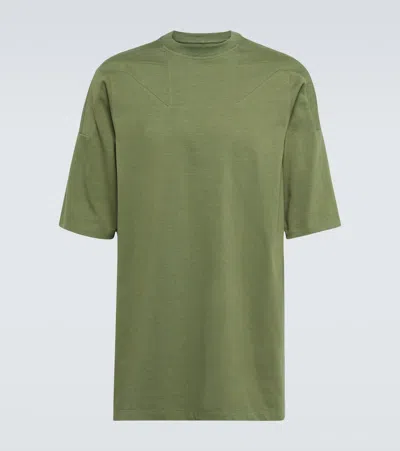 Rick Owens Cotton T-shirt In Moss