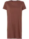 Rick Owens Cotton T-shirt In Neutrals