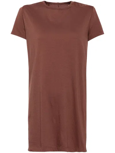 Rick Owens Cotton T-shirt In Red