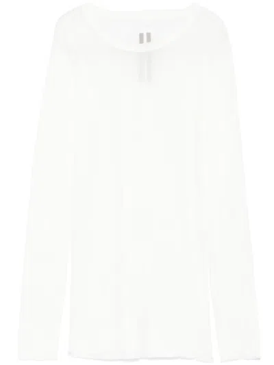 Rick Owens Cotton T-shirt In White