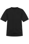 Rick Owens Cotton T-shirt With A Crew Neck In Black