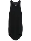 Rick Owens Cotton Tank Top In Black