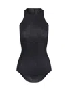 Rick Owens Black Basic Rib Cotton Tank Top In Black
