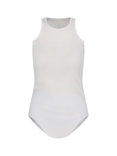 Rick Owens Cotton Tank Top In White