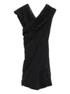 Rick Owens Cotton Top In Black