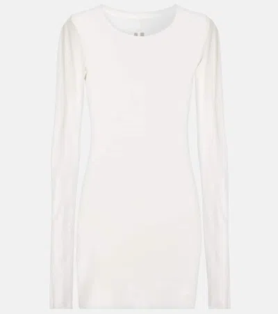 Rick Owens White Rib Ls T T-shirt