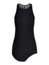 Rick Owens Cotton Top With Asymmetric Hem In Black