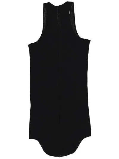Rick Owens Cotton Tops. In Black