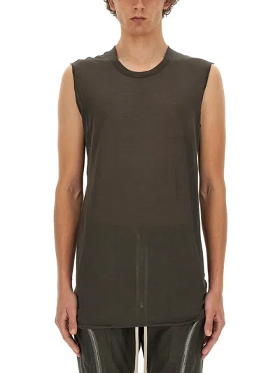 Rick Owens Cotton Tops. In Brown