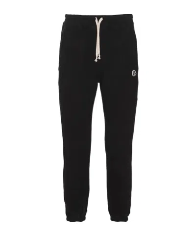 Rick Owens Cotton Track Pants In Black