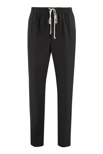 RICK OWENS RICK OWENS COTTON TROUSERS
