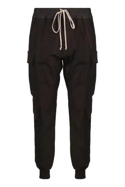 RICK OWENS RICK OWENS COTTON TROUSERS