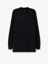 Rick Owens Minimalist Level Seam Cotton T-shirt With Crew Neck In Black