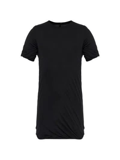 Rick Owens Longline Crew-neck T-shirt In Black
