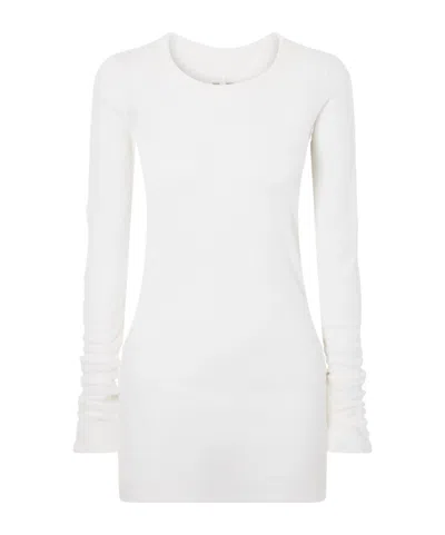 Rick Owens Cotton-jersey T-shirt In White