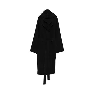 Pre-owned Rick Owens Cowl Dagger Robe 'black' | Women's Size 40