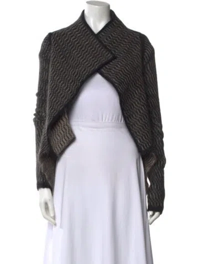 Pre-owned Rick Owens Cowl Neck Sweater In Black