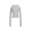 Rick Owens High-neck Extra Long-sleeves Jumper In Gray