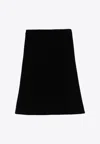 Rick Owens Cowl Slip-on Wool Scarf In Black