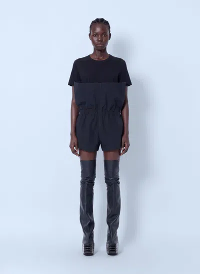 Rick Owens Crater Shorts In Black