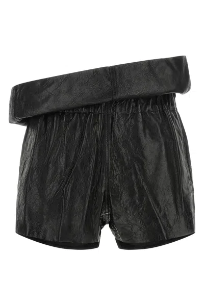 Rick Owens 'crater' Shorts In Blue
