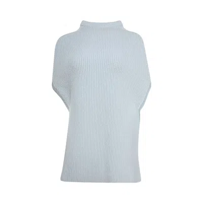 Pre-owned Rick Owens Crater Turtleneck 'pale Blue' | Women's Size Xs