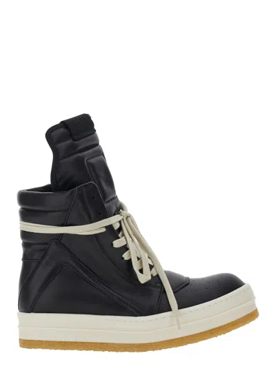 Rick Owens Creep Geobasket In Black