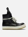 Rick Owens Creep Geobasket High-top Casual Shoes In Black