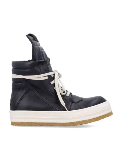 Rick Owens Creep Geobasket In Black