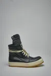 Rick Owens Creep Geobasket Sneaker In Black