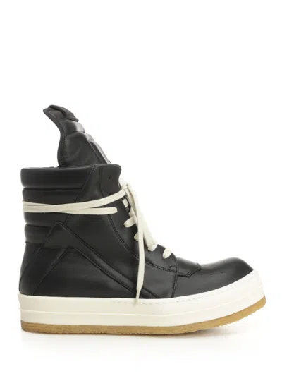 Rick Owens Creep Geobasket Sneakers Black