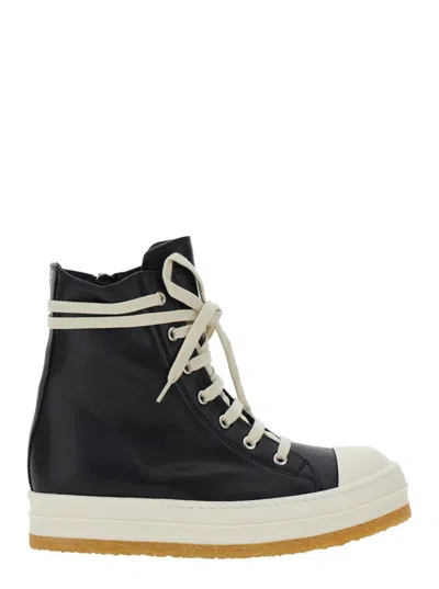 Rick Owens Creep Sneakers In Black