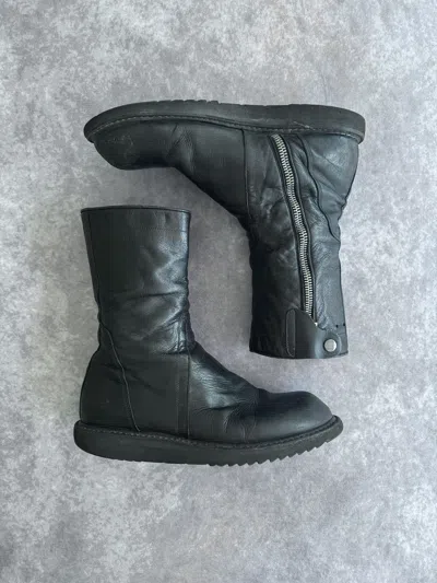 Pre-owned Rick Owens Creeper Boots In Black
