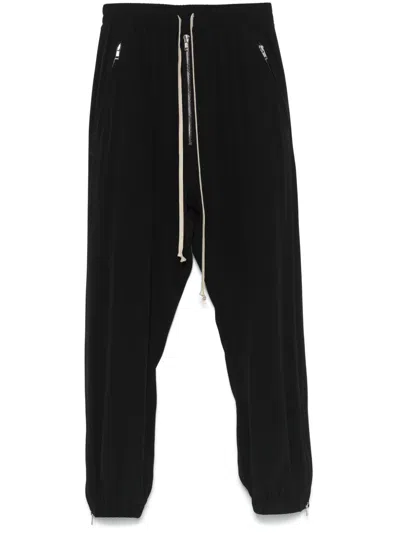 RICK OWENS CREPE TRACK PANTS
