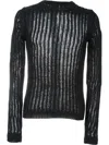 Rick Owens Crew Neck Jumper In Black
