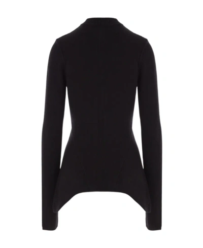 Rick Owens Crew-neck Long-sleeve Jumper In Black