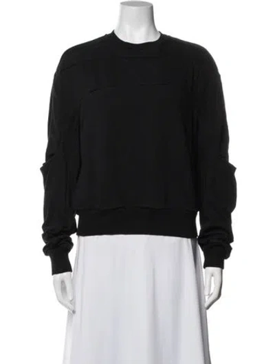Pre-owned Rick Owens Crew Neck Long Sleeve Sweatshirt In Blue